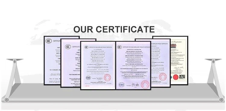 Our certificates shows